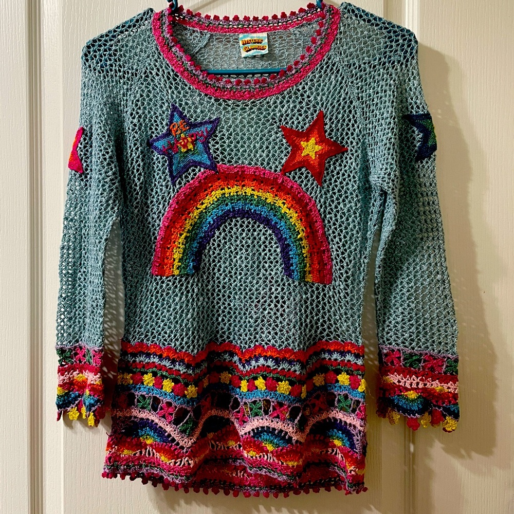Hysteric Glamour Vintage Rainbow Knit Sweater